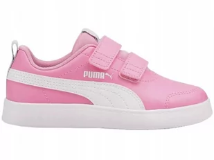 BUTY dziecięce PUMA COURTFLEX 371543-23 rzepy 32 - Buty dla dziewczynek - miniaturka - grafika 1