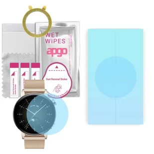1x folia ochronna hydrożelowa do Huawei Watch GT 3 42mm Elegant - apgo HD HQ FLEX Smartwatch Hydrogel Protection Ochrona na ekran smartwatcha - Akcesoria do smartwatchy - miniaturka - grafika 1