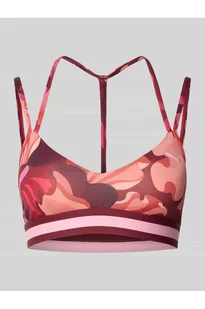 Biustonosz sportowy z nadrukiem z logo - Puma - Biustonosze - miniaturka - grafika 1