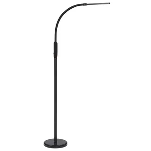 Lampa podłogowa/zaciskowa LED czarna APUS - Lampy stojące - miniaturka - grafika 1