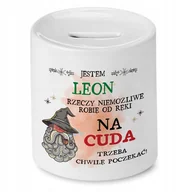 Skarbonki - Skarbonka Dla Leona na Urodziny na Prezent z Nadrukiem ze Zdjęciem - miniaturka - grafika 1