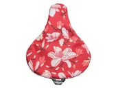 Siodełka rowerowe i akcesoria - BASIL Pokrowiec na siodło MAGNOLIA SADDLE COVER wododporny, poppy red (NEW) A-BAS-50474 - miniaturka - grafika 1