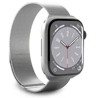 Paski - Puro Milanese Magnetic Band - Pasek ze stali nierdzewnej do Apple Watch 38/40/41 mm (srebrny) - miniaturka - grafika 1