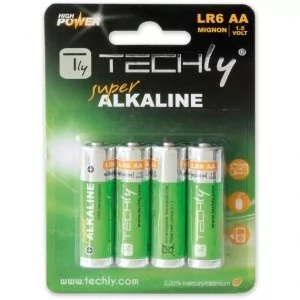 Techly Baterie alkaliczne 1.5V AA LR6 4 sztuki - 306974 - Baterie i akcesoria - miniaturka - grafika 2