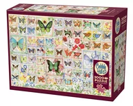 Puzzle - Cobble Hill, Puzzle, Motyle i kwiaty, 2000 el. - miniaturka - grafika 1