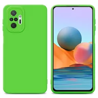 Etui i futerały do telefonów - Pokrowiec Etui Do Xiaomi RedMi NOTE 10 PRO w FLUID ZIELEŃ TPU Silikonowe Obudowa Ochronny Case Cover Cadorabo - miniaturka - grafika 1