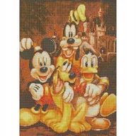 Zabawki kreatywne - HAFT DIAMENTOWY OBRAZ DIAMOND PAINTING DISNEY MOZAIKA WYKLEJANKA 30 x 40 cm - miniaturka - grafika 1