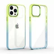 Etui i futerały do telefonów - Etui IPHONE 11 PRO MX Rainbow zielono-niebieskie - miniaturka - grafika 1