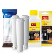 Akcesoria i części do ekspresów do kawy - Zestaw MELITTA FIltr AL-TES46 3szt, Perfect Clean Liquid 250ml, Tabletki Perfect Clean 4szt - miniaturka - grafika 1