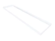 Lampy pozostałe - Ramka do panelu LED do kasetonu 120X30 - Aluminium - Biała - miniaturka - grafika 1