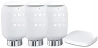 Systemy inteligentnych domów - Zestaw Smarthome Maxcom 3x głowica termostatyczna + bramka Zigbee - miniaturka - grafika 1