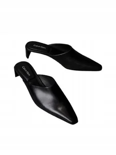 CALVIN KLEIN CZÓŁENKA DAMSKIE CZARNE ZE SKÓRY NATURALNEJ 37 T7D - Calvin Klein - Botki damskie CALVIN KLEIN CZÓŁENKA DAMSKIE CZARNE ZE SKÓRY NATURALNEJ 37 T7D - Calvin Klein - Botki damskie - miniaturka - grafika 1