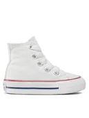 Buty dla dziewczynek - Converse Trampki Chuck Taylor All Star Hi 7J253C Biały - miniaturka - grafika 1