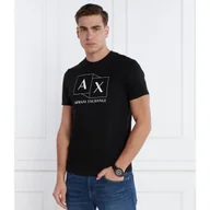 Koszulki męskie - Armani Exchange T-shirt | Regular Fit - miniaturka - grafika 1