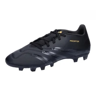 adidas Unisex Predator24 Club Buty piłkarskie, elastyczne, twarde buty do gry w ziemię, Rdzeń, czarny, węglowy, złoty, spotykany, 38 EU - Piłka nożna - miniaturka - grafika 1
