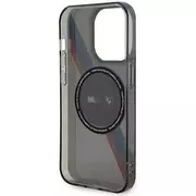 Etui i futerały do telefonów - Etui BMW Tricolor Stripes MagSafe do Apple iPhone 14 Pro Szary - miniaturka - grafika 1