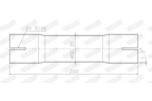 WALKER Rura wydechowa WALKER 07143 - Układ wydechowy - akcesoria - miniaturka - grafika 1