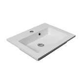 Umywalki - Umywalka konglomeratowa wpuszczana w blat 50 x 40 Z/O Polly - miniaturka - grafika 1