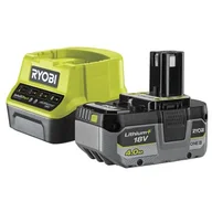 Akumulatory do elektronarzędzi - Ryobi Akumulator 4.0 Ah z ładowarką 18V ONE+ | RC18120-140X - miniaturka - grafika 1