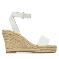 Espadryle damskie - Espadryle DeeZee JSZ2022-06 Biały - miniaturka - grafika 1