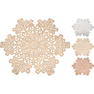 Mata na stół płatek śniegu mix - Obrusy i serwetki - miniaturka - grafika 1