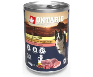 ONTARIO- Duck Pate with Cranberries 400g - Mokra karma dla kotów - miniaturka - grafika 1