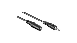 Wentronic Kabel przedłużający wtyczka jack 3,5 MM JACK Kupplung rożne. Długości 2 m 50431-GB - Akcesoria do słuchawek - miniaturka - grafika 2