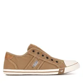 Trampki męskie - Trampki Mustang 4058-405 Szary - miniaturka - grafika 1