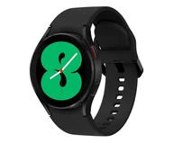 Elektronika OUTLET - [OUTLET] Samsung Galaxy Watch 4 40mm BT R860N Czarny + Czarny Pasek Grade C - miniaturka - grafika 1