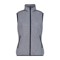 Kamizelki damskie - CMP Damska kamizelka z dzianiny Knit-Tech B.Blue-Biały, 40 - miniaturka - grafika 1