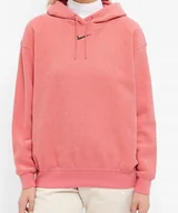 Bluzy damskie - Bluza Damska Nike Oversize Różowa Polarowa (DD5118-622) XS - miniaturka - grafika 1