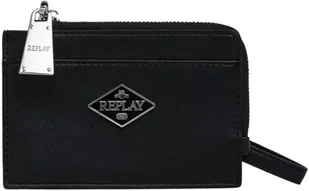 REPLAY Damski portfel na akcesoria podróżne FW5375, 0098 Black, 0098 Czarny, jeden rozmiar - Portfele - miniaturka - grafika 1