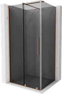 Kabiny prysznicowe - Mexen Velar kabina prysznicowa rozsuwana 100x70 cm, grafit, miedź szczotkowana - 871-100-070-41-65 - miniaturka - grafika 1