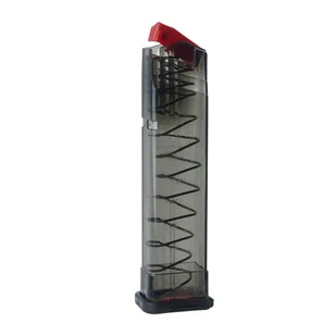 ETS - Magazynek polimerowy do Sig Sauer 320 - 9x19 mm - 21 naboi - Carbon Smoke Series - SMK-SG9-320-21 - Osprzęt do wiatrówek - miniaturka - grafika 1