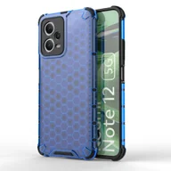 Etui i futerały do telefonów - Etui pancerny hybrydowy pokrowiec do Xiaomi Redmi Note 12 5G / Poco X5 5G Honeycomb niebieski HURTEL - miniaturka - grafika 1