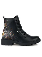 Buty dla dziewczynek - Geox Trapery J Casey Girl J2620D 000BC C9240 M Czarny - miniaturka - grafika 1