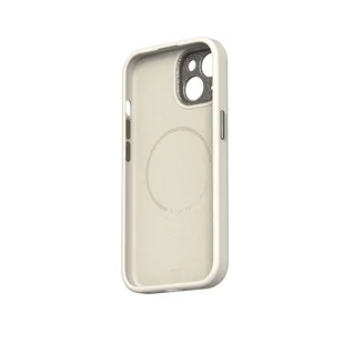 Moshi Napa MagSafe - Skórzane etui iPhone 15 (Eggnog White) - Etui i futerały do telefonów - miniaturka - grafika 3