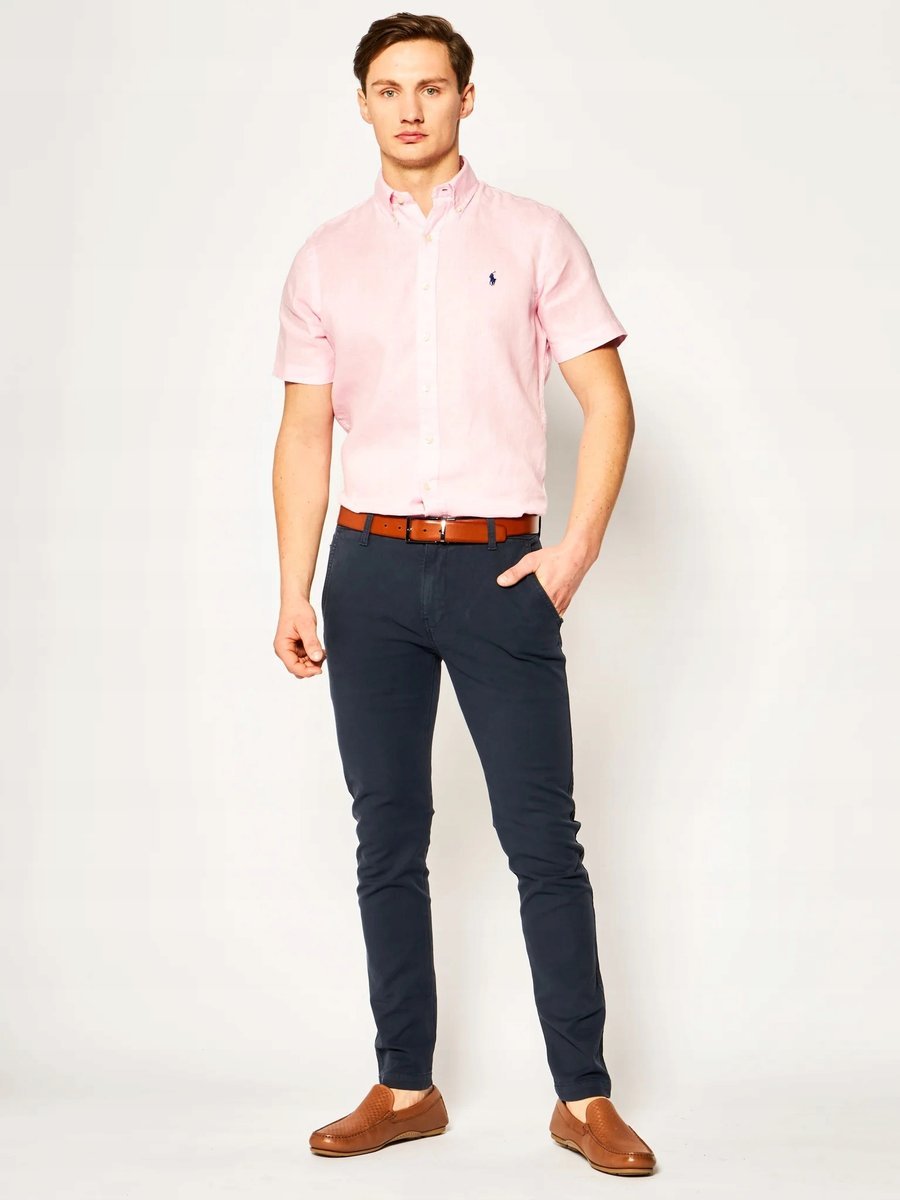 LEVI'S GRANATOWE SPODNIE MĘSKIE CHINOSY DŁUGIE 32/30 27CA