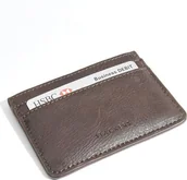 Etui na dokumenty i karty - Etui na dowód osobisty Stackers brązowe - miniaturka - grafika 1