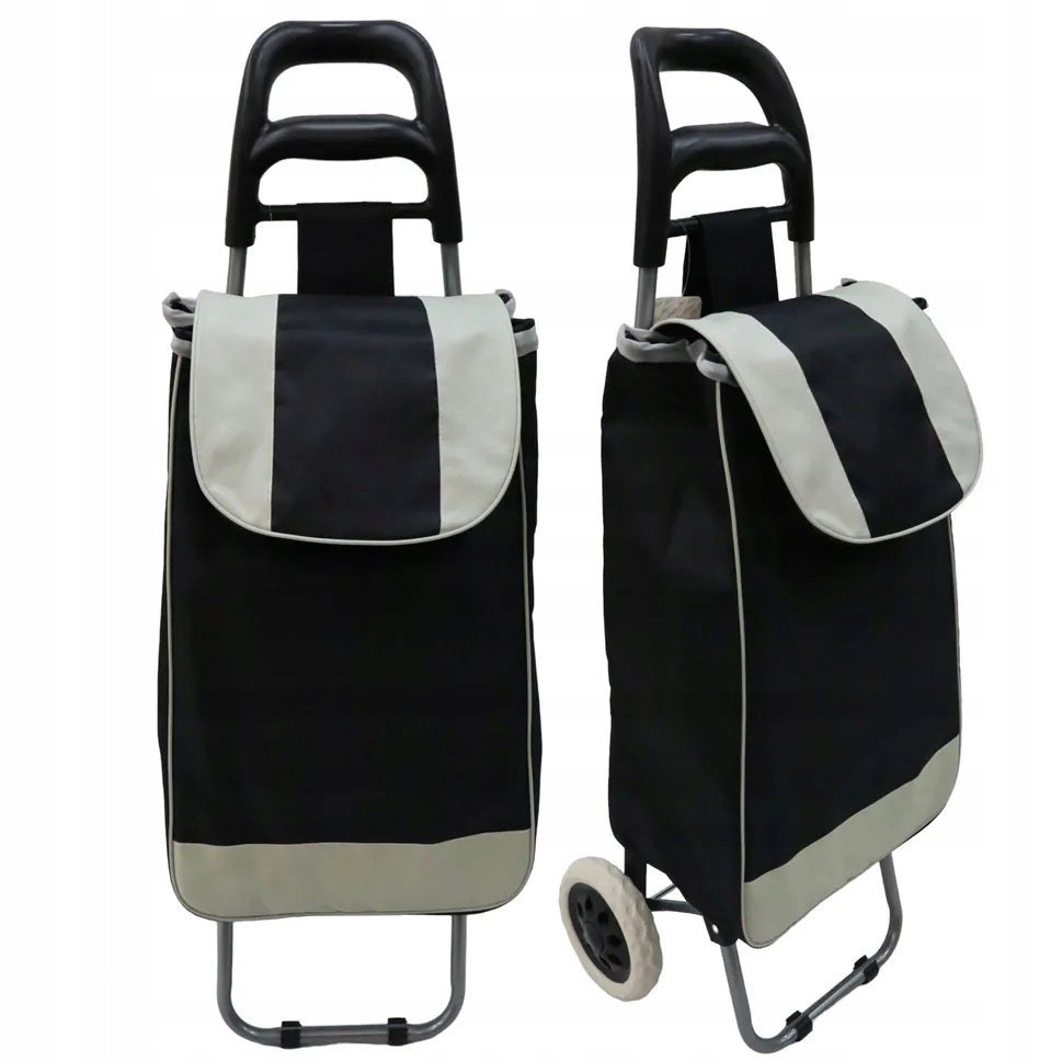 WÓZEK NA ZAKUPY TORBA NA KÓŁKACH SOLIDNA I PAKOWNA