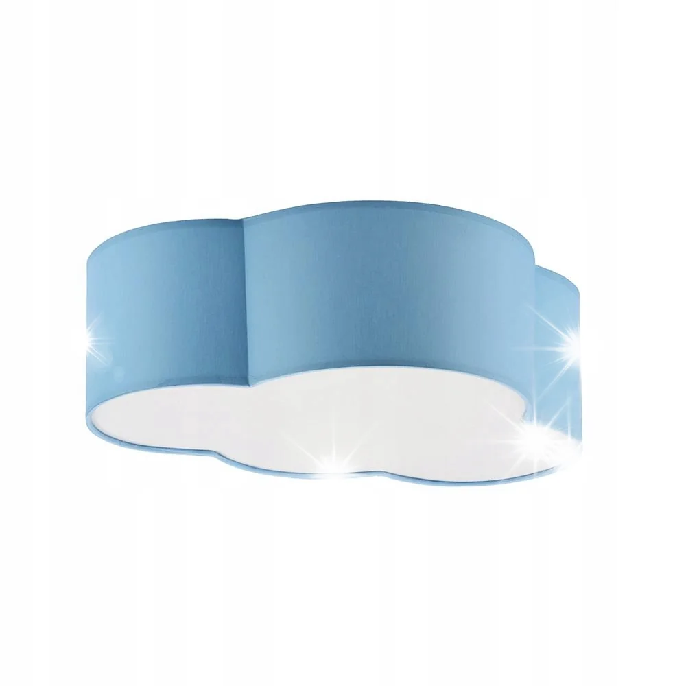 PLAFON LAMPA SUFITOWA TK LIGHTING CLOUD 6074 KSZTAŁT CHMURKI E27 NIEBIESKI