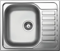Zlewozmywaki - Zlew KERNAU KSS G 455 1B1D stal SATYNA - miniaturka - grafika 1