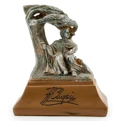 Figurki dekoracyjne - Statuetka Fryderyk Chopin Warszawa mała - miniaturka - grafika 1