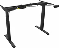 Biurka - Icy Box Stelaż z elektryczną regulacją wysokości IB-EW206B-T - miniaturka - grafika 1