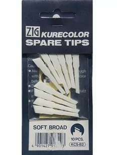 Kuretake Kurecolor Zestaw Końcówek 10Szt S. Broad - Zestawy piśmiennicze - miniaturka - grafika 1