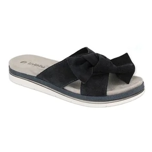 Inblu klapki obuwie damskie 158D156 granatowe - Klapki i japonki damskie - miniaturka - grafika 1