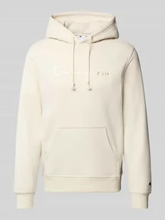 Bluza z kapturem z wyhaftowanym logo - Bluzy męskie - miniaturka - grafika 1