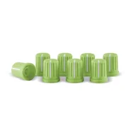 Inne akcesoria dla DJ - Reloop Knob Cap Set green - 8 nakrętek na guziki, gumowane dla większej przyczepności, kompatybilne z wieloma mikserami i kontrolerami, kolor zielony 231172 - miniaturka - grafika 1