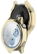 Akcesoria do smartwatchy - Bizon Etui z osłoną ekranu Case Watch Felipe do Huawei Watch GT 5 46 mm, złote - miniaturka - grafika 1