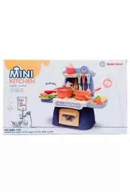 Kuchnia na baterie z akcesoriami Mega Creative 462613 - Zabawki AGD - miniaturka - grafika 1